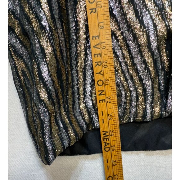 Vintage Pierre De Roche Open Front Blazer Jacket Womens Size 36 Multi Metallic - Picture 7 of 13